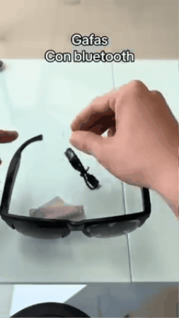 Lentes de sol Bluetooth, escucha música y contesta llamados con un toque.