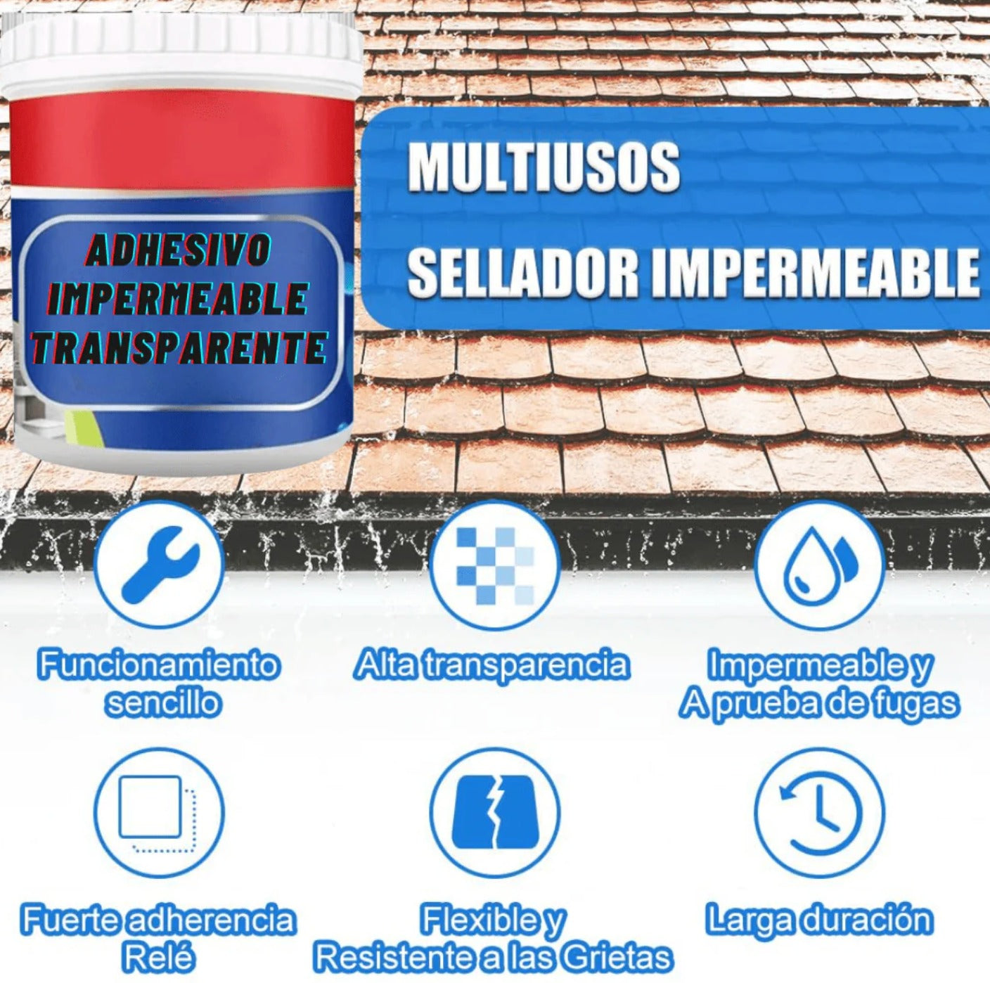 Oferta Sellador paga 2 lleva 3: Impermeabilizante para Hogar. Anti-Goteras y no más filtraciones.